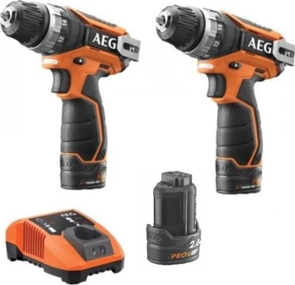 Aeg Bs 12C2 Ikili Akülü Matkap Seti - Image 1