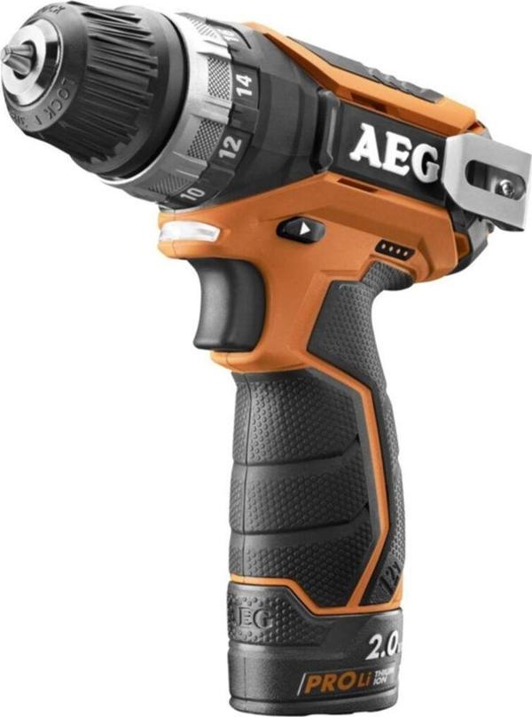 Aeg Bs 12C2 Li 12V Çift Akülü Vidalama Şarjlı Matkap - Image 1