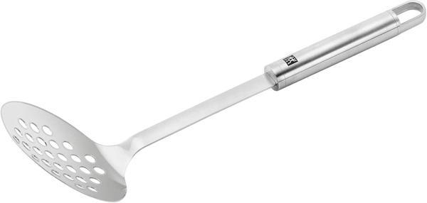 Zwilling Pro Kevgir Yuvarlak Delikli, 33 Cm, Metalik Gri, 18/10 Paslanmaz Çelik - Image 1