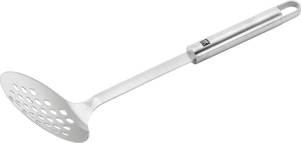 Zwilling Pro Kevgir Yuvarlak Delikli, 33 Cm, Metalik Gri, 18/10 Paslanmaz Çelik - Image 1