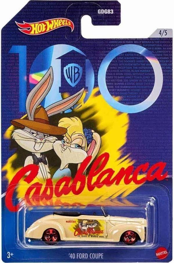 '40 Ford Coupe Hot Wheels 1:64 Ölçekli 100.YIL Warner Bros Looney Tunes HMV73 - Image 1