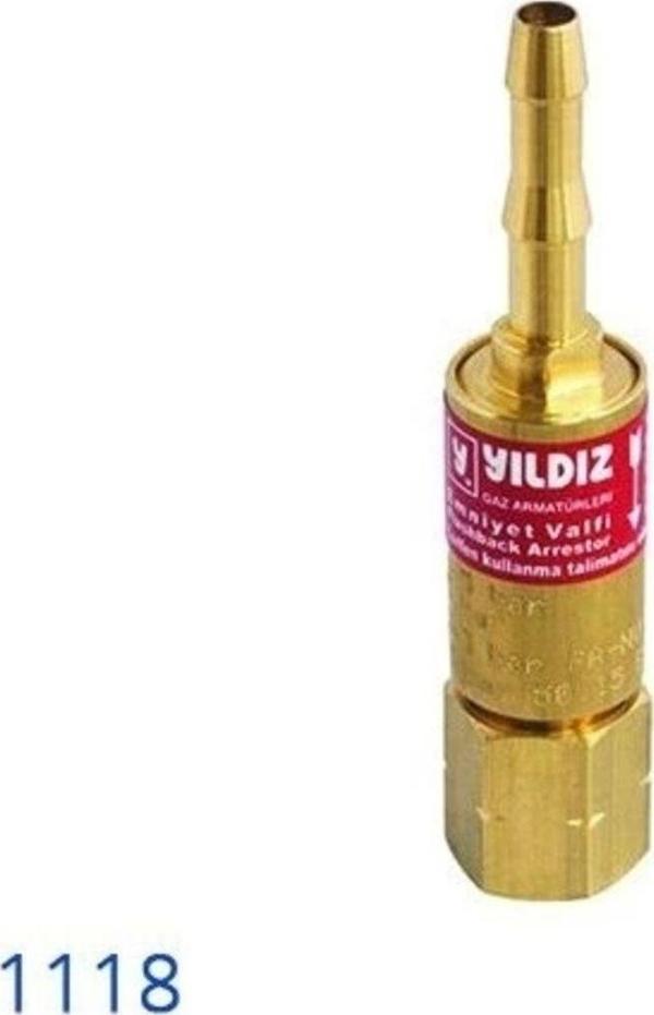 Yıldız Gaz Armatürleri 1118 Alev Emniyet Valfi Yanıcı Gaz - Image 1