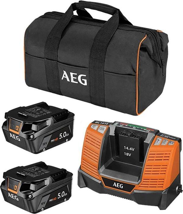 Aeg Set Ll 1850Shd Akü 5Ah + Şarj Aleti Paket - T4935478945 - Image 1