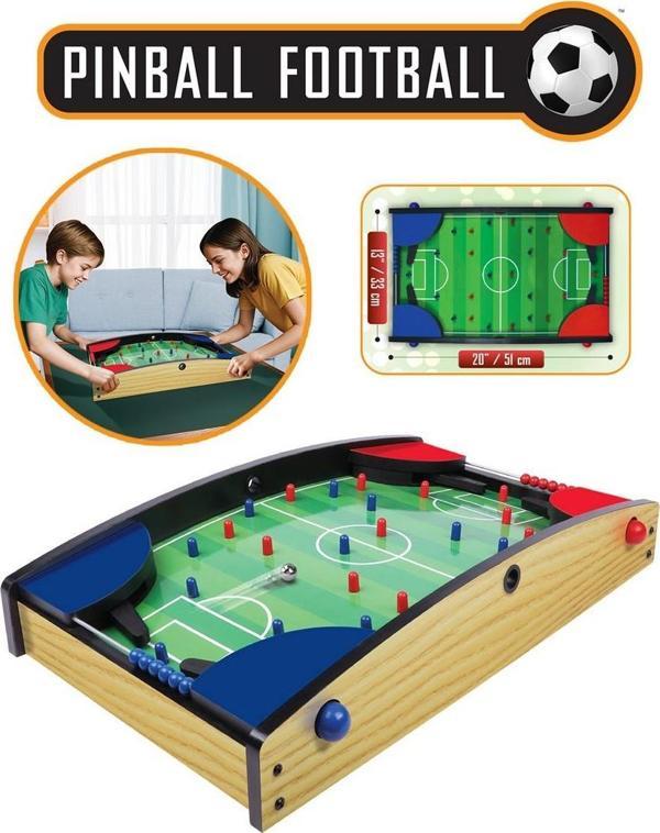 Masaüstü Futbol Pinball Oyunu – 2 Kişilik Refleks ve Strateji Oyunu (50 cm) - Image 1