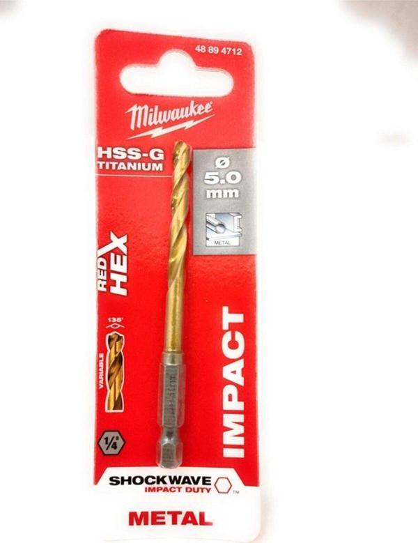 Milwaukee 5,0 Mm Hss-G Titanyum 48894712 - Image 1