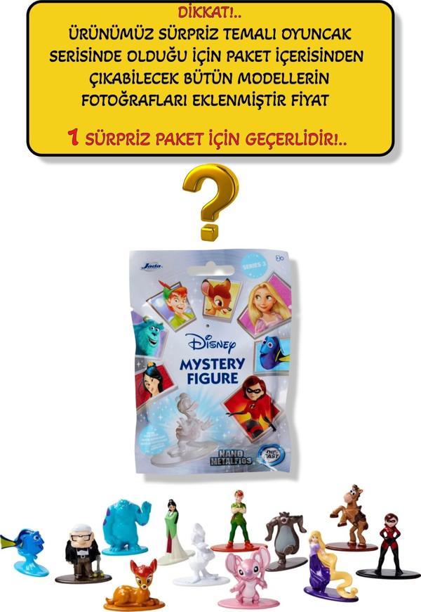 Disney Mystery Sürpriz Paket Figür - 4 CM 1 ADET Sürpriz Koleksiyonluk Metal Oyuncak - Image 1