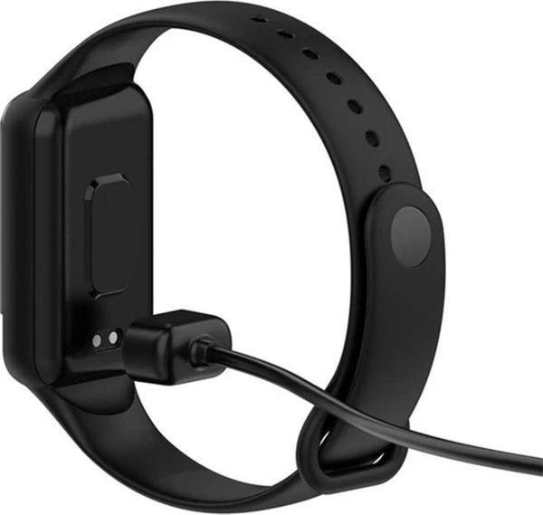 Coverzone Amazfit Band 7 Ile Uyumlu Akıllı Saat Şarj Kablosu Manyetik Usb Şarj Aleti Siyah - Image 1