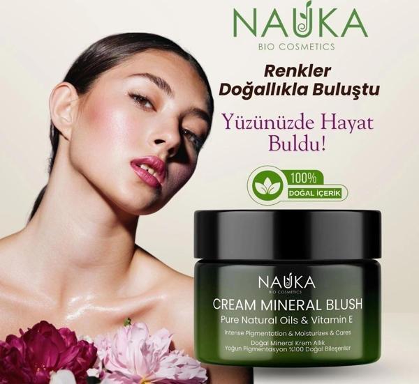 DOĞAL MİNERAL ALLIK PEMBE / CREAM MINERAL BLUSH PINK - Image 1