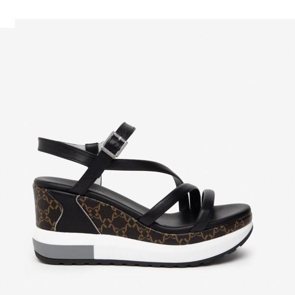 Kadın Sandalet E307758D NeroGiardini TAMIGI POLI.MILENA7854 ZEPTR MILENA 7854 100-Nero - Image 1