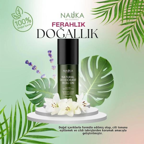 NATURAL DEODORANT ROLL ON PALMAROSA & PELARGONIUM & LAVANDULA - Image 1