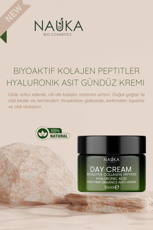 BIOACTIVE COLLAGEN PEPTIDES & HYALURONIC ACID DAY CREAM - Image 1