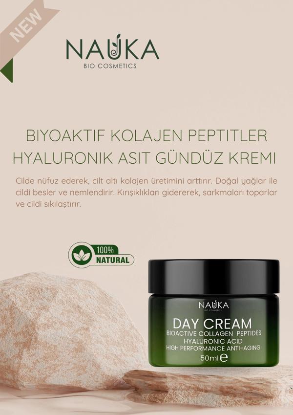 BIOACTIVE COLLAGEN PEPTIDES & HYALURONIC ACID DAY CREAM - Image 1