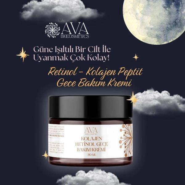 Ava Doğal Retinol - Kolajen Peptit Gece Bakım Kremi - Image 1