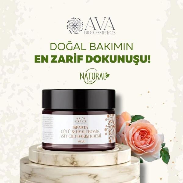 AvA Isparta Gülü & Hyaluronik Asit Cilt Bakım Kremi - Image 1