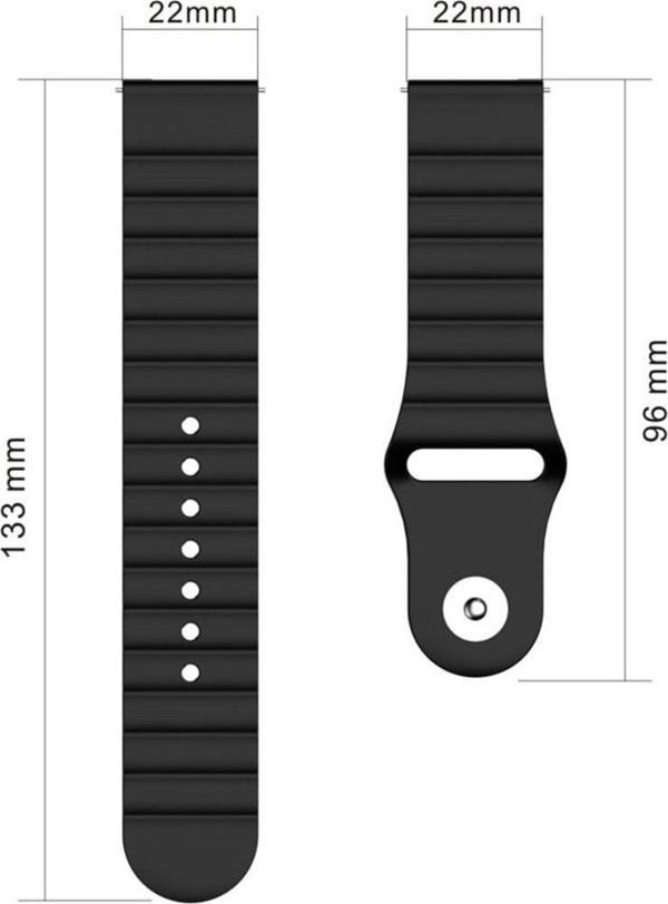 Coverzone Amazfit Gtr Ile Uyumlu Dalgalı Quintessential Kabartmalı Quintessential Kordon Sarı - Image 1
