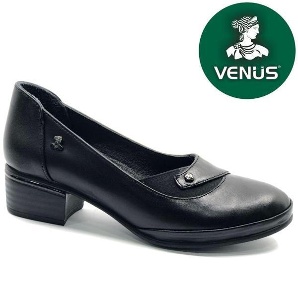 Venüs Aphelandra Hakiki Deri Comfort Ortopedik Kadın Topuklu Ayakkabı - Image 1