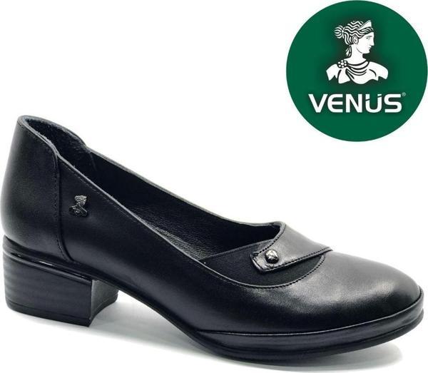 Venüs Aphelandra Hakiki Deri Comfort Ortopedik Kadın Topuklu Ayakkabı - Image 1