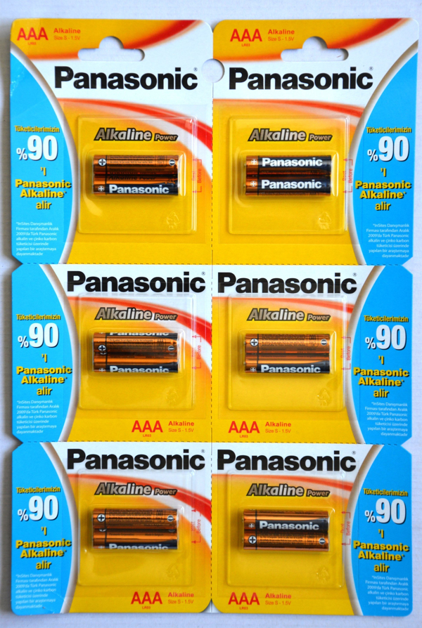 PANASONIC İNCE PİL (12Lİ KARTELA ALKALİN) - Image 1