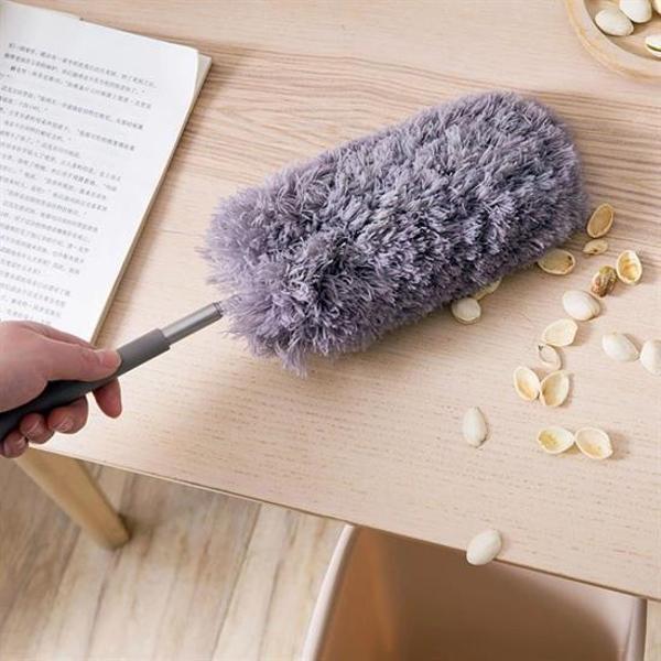 Büro Ev Ofis Yazlık Hijyeni için 140CM Teleskopik Uzar Mikrofiber Püskül Toz Fırçası - Image 1