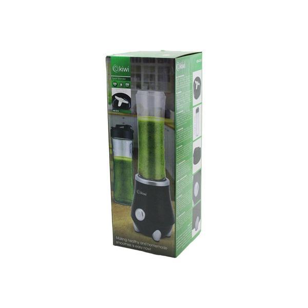 KİWİ KSB-2214 STANDLI BLENDER 250W 500MLPASLANMAZ ÇELİK BIÇAK 2İN1 ŞİŞE=BLENDER HAZNE- MATARA=TAŞIMA KULPLU (2818) - Image 1