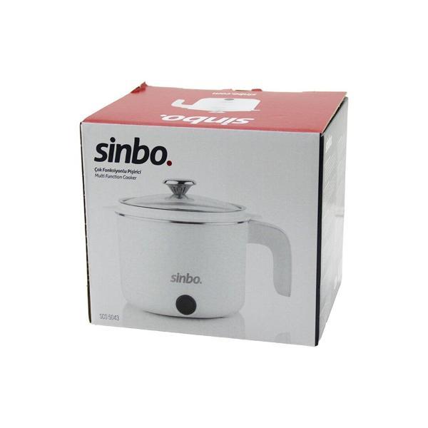 ELEKTRİKLİ FONKSİYONLU PİŞİRİCİ ÇELİK TENCERE 800ML 400W BUHARDA PİŞİRME APARATI CAM KAPAK SCO-5043 (2818) - Image 1