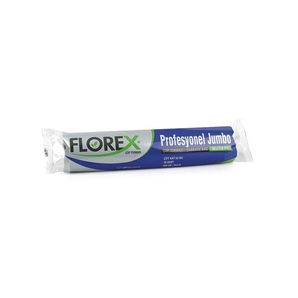 20 ADET FLOREX-515 PROFESYONEL JUMBO 10PCS 80X110CM.ÇÖP TORBA (2818) - Image 1