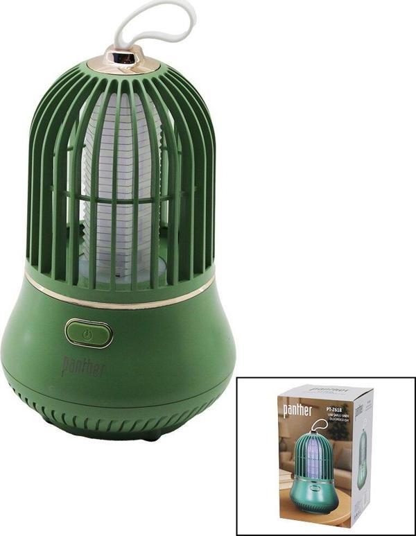 ARMUT MODELİ USB ŞARJLI SİNEK ÖLDÜRÜCÜ CIZ MAKİNE MASA ÜSTÜ - ASKI HALKALI ETKİ=20M2ÇAP: 13CM Y:20.5CM PT-Z618 (2818) - Image 1