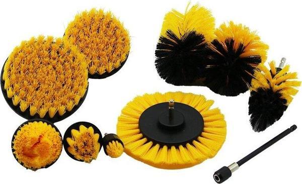 10PCS =9PCS FIRÇA + 1PCS UZATMA APARATI=15CM MATKAP UÇLU FIRÇA SETİ (2818) - Image 1