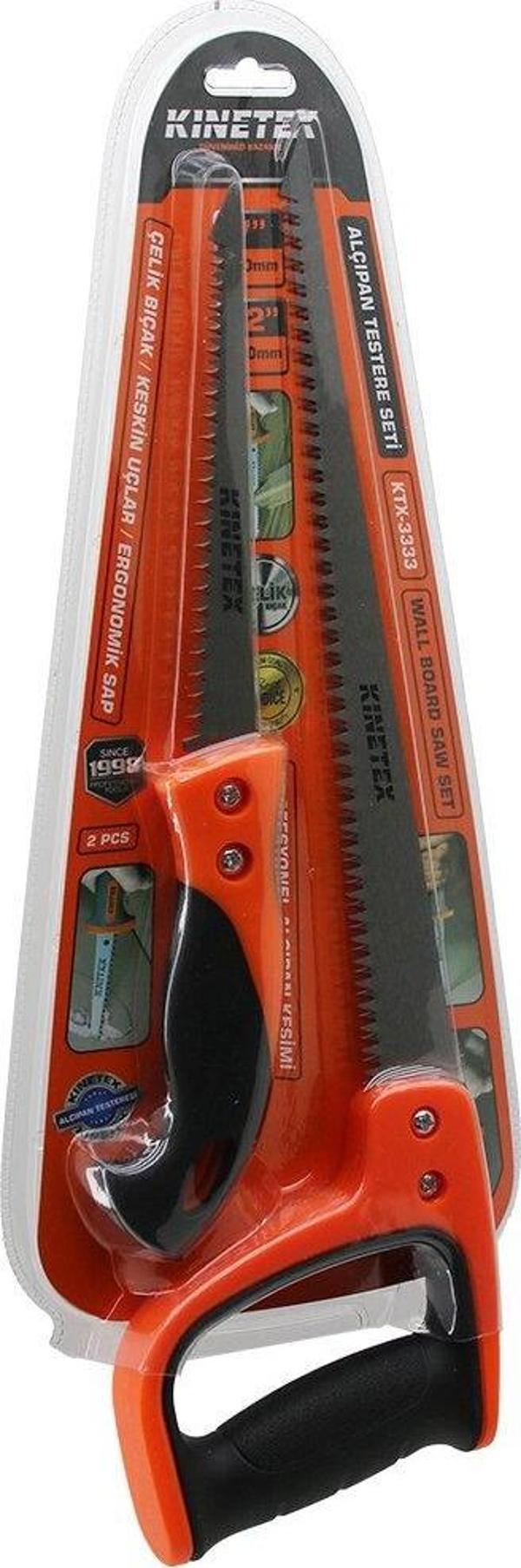2 PCS ALÇIPAN TESTERE SET PROFESYONEL 7 İNÇ- 170MM - 12 İNÇ- 300MM ÇELİK BIÇAK - ERGONOMİK SAP (2818) - Image 1