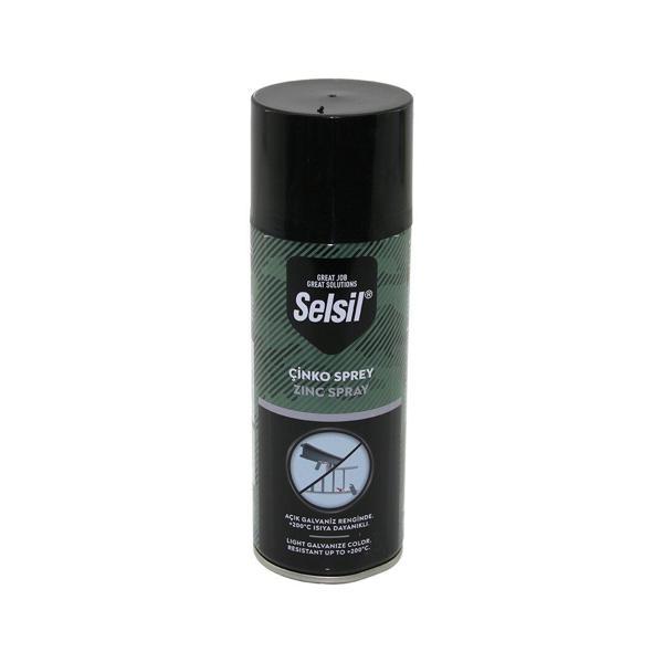 SELSİL TAB-442 ÇİNKO=AÇIK GALVANİZ RENK SPREY BOYA 400ML (2818) - Image 1