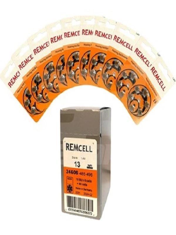 Remcell 13 Numara İşitme Cihaz Pili Kulaklık Pili 6'lı Blister-10 PAKET - Image 1