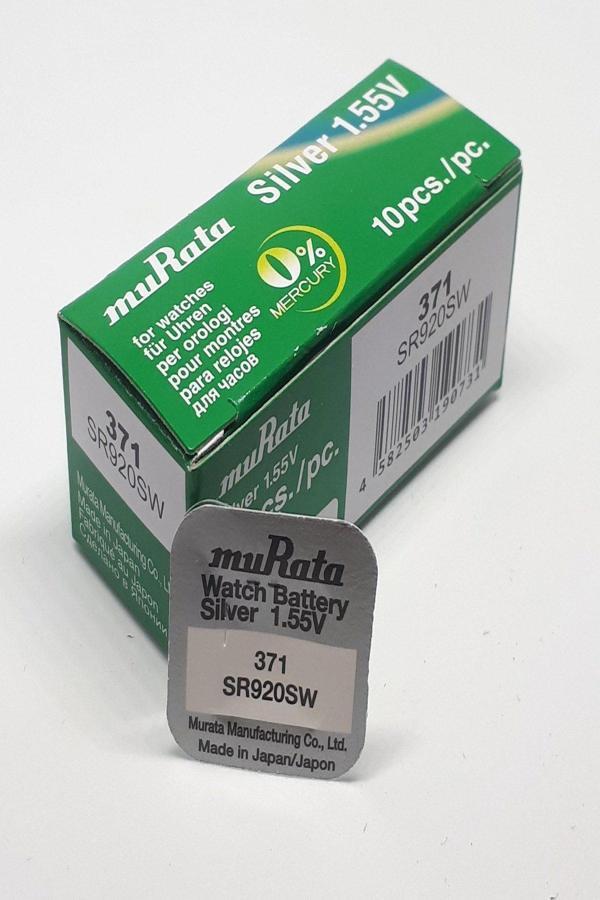 Murata Sony 371 SR920SW 1,55V Saat Pili - 10 ADET - Image 1