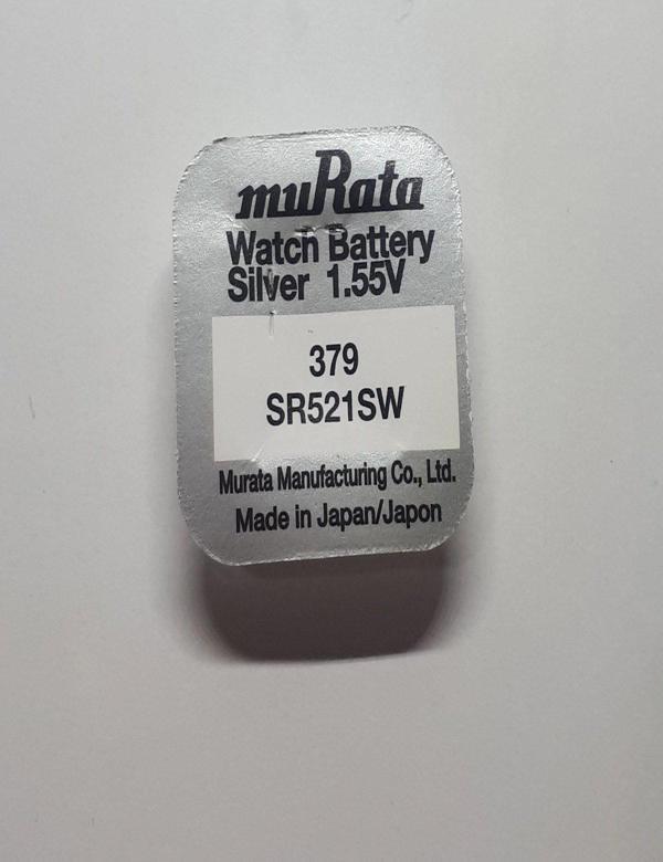 Murata Sony 379 SR521SW 1,55V Saat Pili - 1 ADET - Image 1