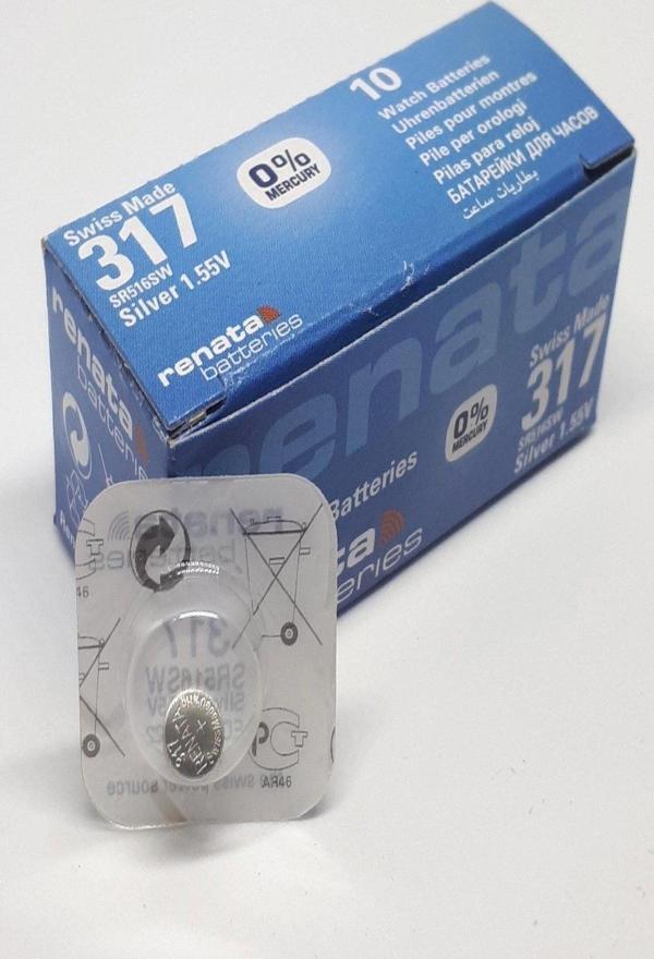Renata 317 SR516SW 1,55V Saat Pili - 1 ADET - Image 1