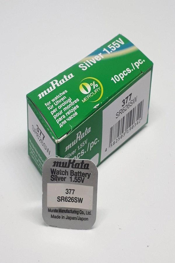 Murata Sony 377 SR626SW 1,55V Saat Pili - 10 ADET - Image 1