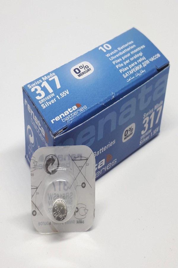 Renata 317 SR516SW 1,55V Saat Pili - 10 ADET - Image 1
