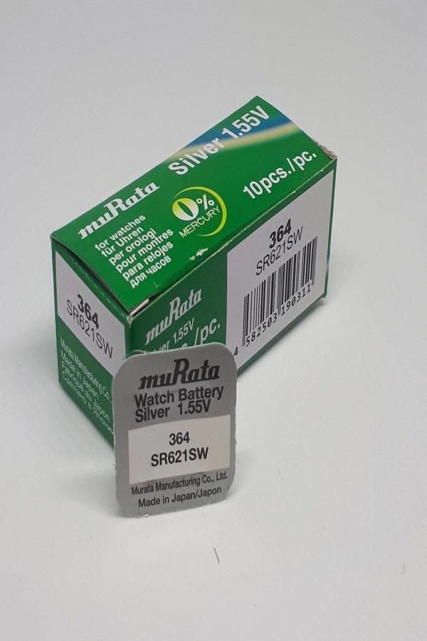 Murata Sony 364 SR621SW 1,55V Saat Pili - 10 ADET - Image 1