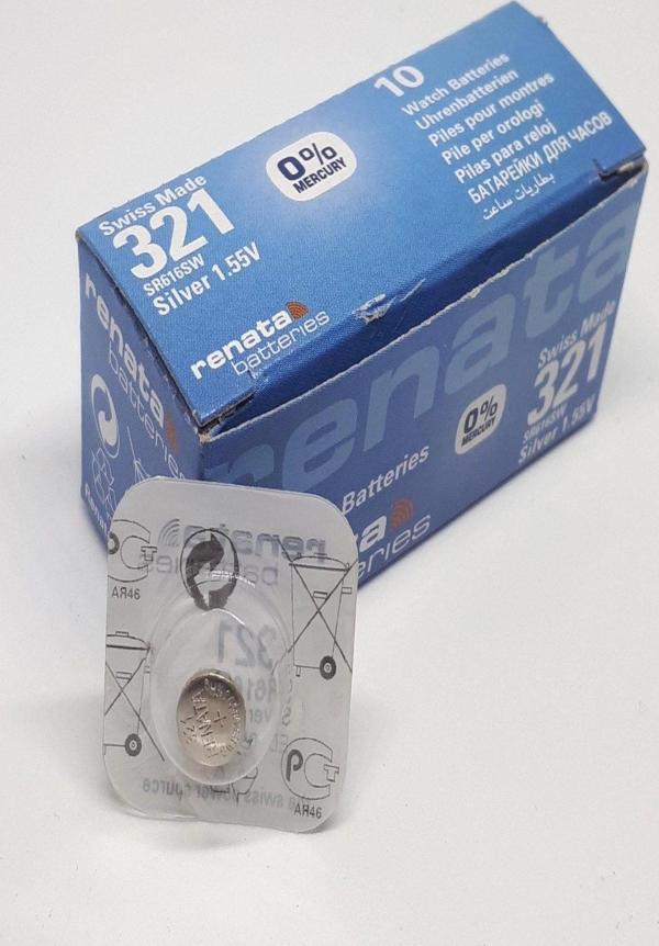 Renata 321 SR616SW 1,55V Saat Pili - 1 ADET - Image 1