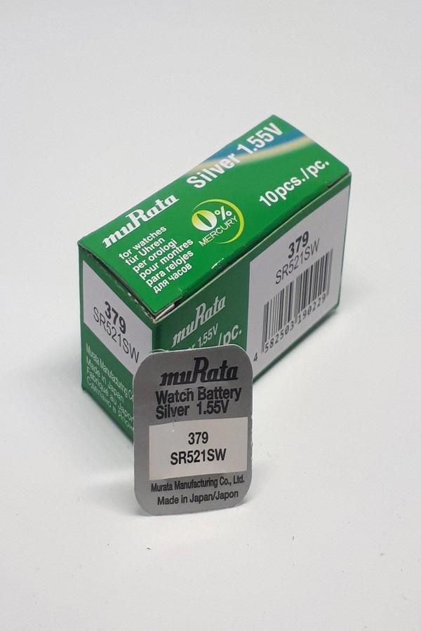 Murata Sony 379 SR521SW 1,55V Saat Pili - 10 ADET - Image 1