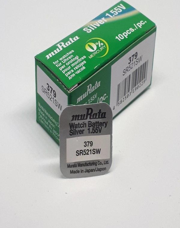 Murata Sony 379 SR521SW 1,55V Saat Pili - 10 ADET - Image 1