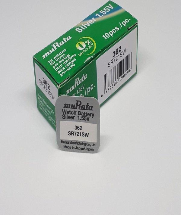 Murata Sony 362 SR721SW 1,55V Saat Pili - 10 ADET - Image 1