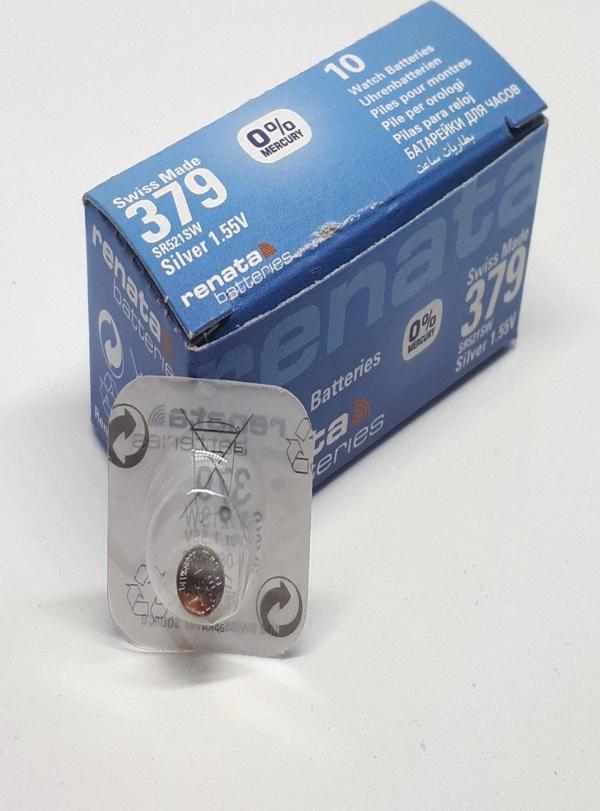 Renata 379 SR521SW 1,55V Saat Pili - 1 ADET - Image 1