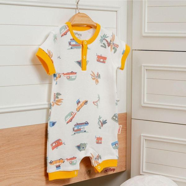 Tiffany Erkek Bebek Caravan Kısa Kollu Barbatöz - Image 1