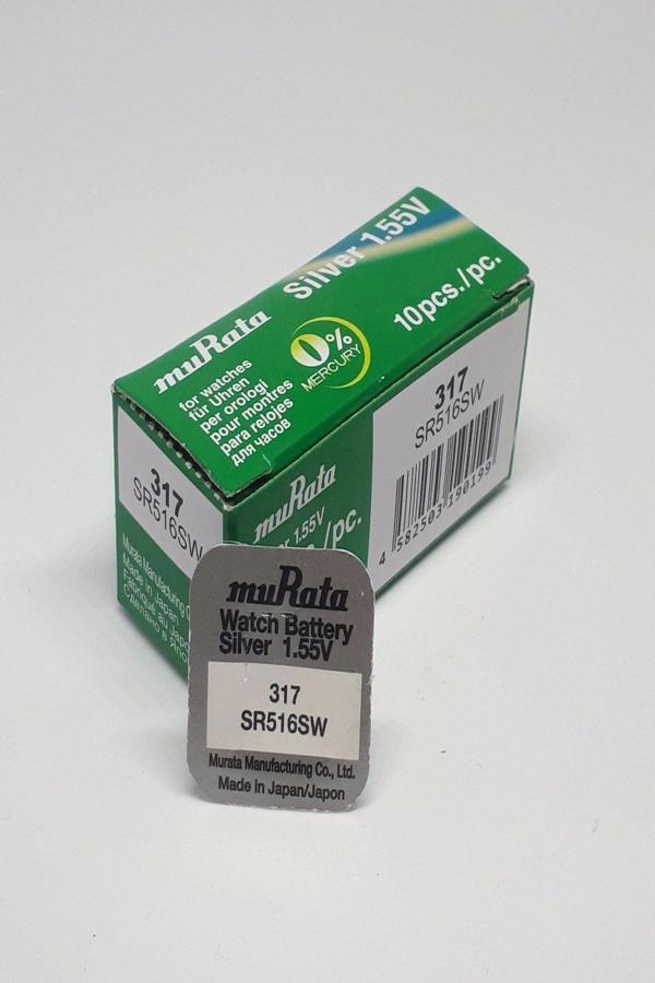 Murata Sony 317 SR516SW 1,55V Saat Pili - 10 ADET - Image 1
