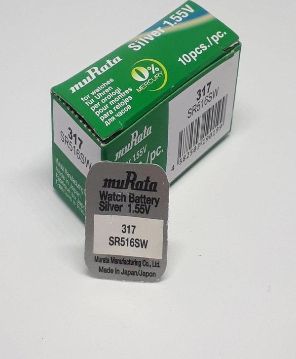 Murata Sony 317 SR516SW 1,55V Saat Pili - 10 ADET - Image 1
