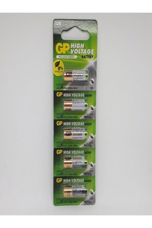 GP 23A 12V Alkaline Araç Kumanda Pili - 5 ADET - Image 1