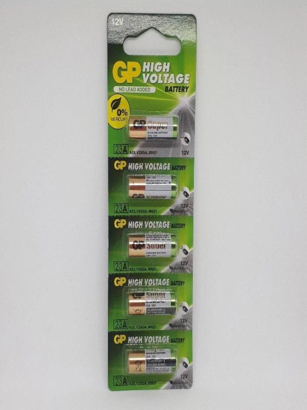 GP 23A 12V Alkaline Araç Kumanda Pili - 5 ADET - Image 1