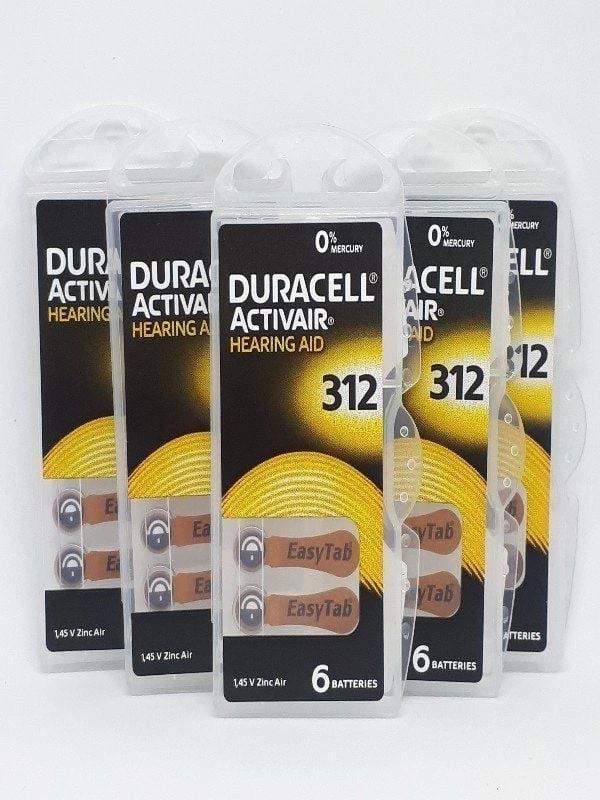 Duracell 312 Numara Kulaklık Pili 6'lı-5 Paket 5*6 - Image 1