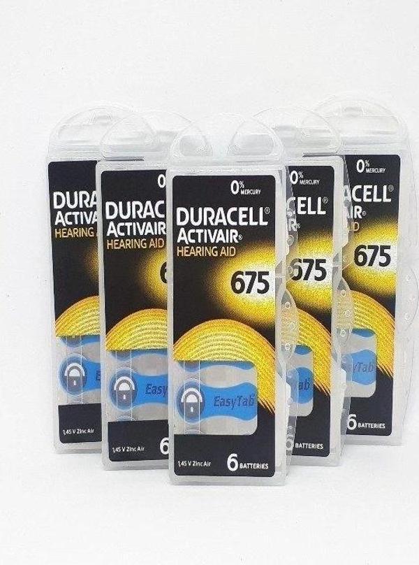 Duracell 675 Numara Kulaklık Pili 6'lı-5 Paket 5*6 - Image 1