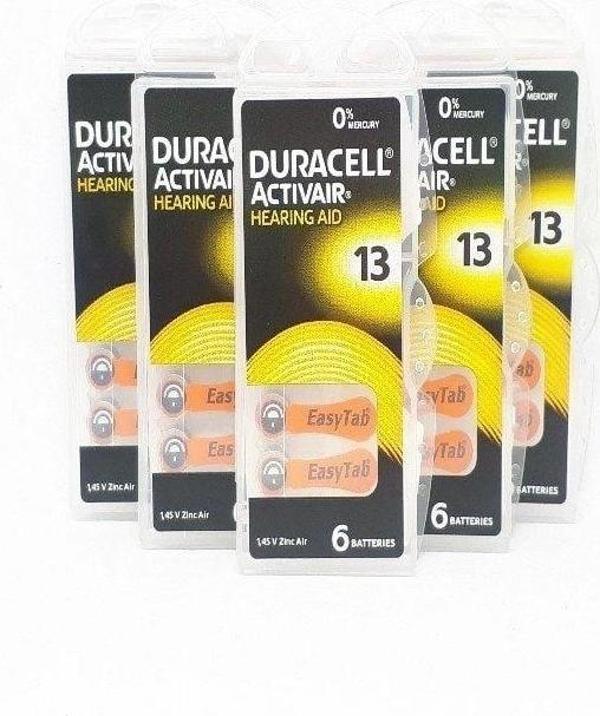 Duracell 13 Numara Kulaklık Pili 6'lı-5 Paket 5*6 - Image 1